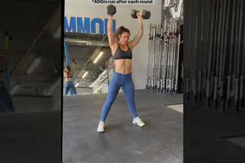 Devils press 😈 CrossFit workout