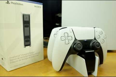 PS5 Dual Sense Charging Station Unboxing &amp; Review. Playstation 5 Accessories.