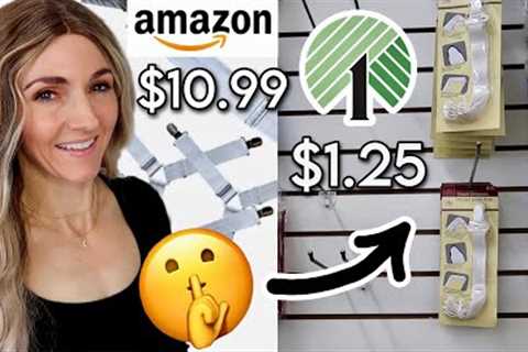 10 Amazon Products Cheaper at Dollar Tree! 😱🔥 (Genius Home Hacks That save Time &amp; Money)