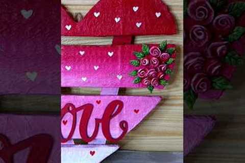 beautiful cardboard craft idea for valentine's day