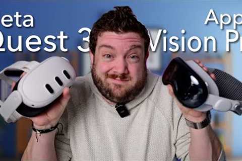 Apple Vision Pro VS Meta Quest 3! HONEST Comparison!