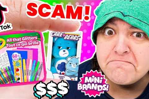 This is BAD! Unboxing Tiktok Mini Brands Toys Mystery Boxes