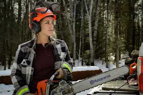 preparing for hard times // working on my property, food storage, saw maintenance