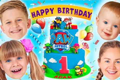Baby Adam's 1st Birthday - Kids Birthday party!