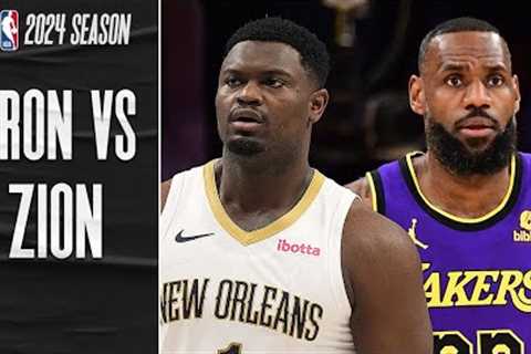 LeBron James vs Zion Williamson DUEL 🔥 FULL Highlights