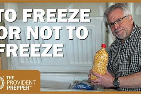 Food Storage: Should Dry Goods Be Frozen Before Packaging for Storage?