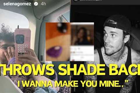 Justin Bieber Benny Blanco dispute over who loves more thru songs Selena Gomez Hailey Bieber reacts
