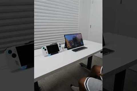 Turning The ROG Ally Into An RGB Workspace &amp; Gaming Setup!