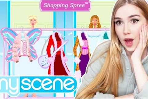 Playing OLD Myscene Polly Pocket &amp; Barbie Games Online !! *I LOVE THESE GAMES*
