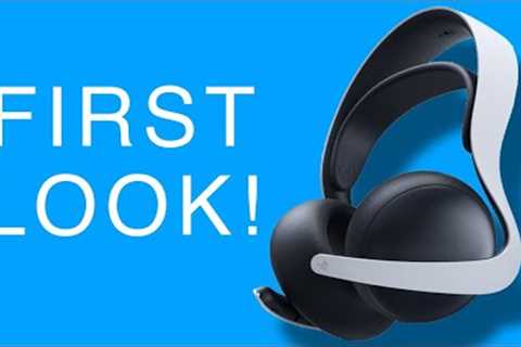 FIRST LOOK Sony at the NEW Pulse Elite Headset