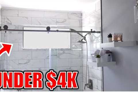 Complete Guest Bathroom Remodel DIY | Start to Finish Tub to Shower Conversion