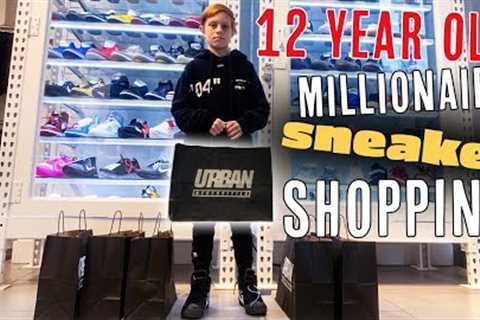 12-Year-Old Millionaire Goes Sneaker Shopping