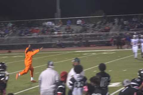 Escaped Prisoner During A Football Game Prank!