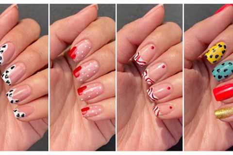 Easy Valentine’s Day nail art designs at home || Valentines day 2024