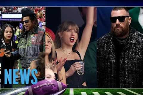 2024 Super Bowl CELEBRITIES: Taylor Swift, Travis Kelce, Blue Ivy &amp; More! | E! News