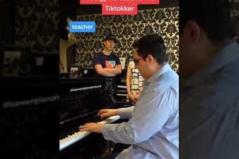 prodigy vs teacher vs tiktokker piano