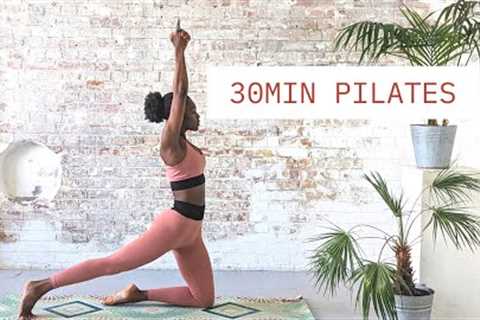 30 MIN PILATES WORKOUT FOR BEGINNERS -  AT HOME PILATES