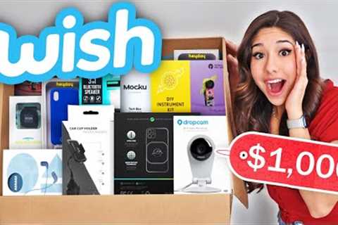UNBOXING $1000 WISH MYSTERY BOX!!!