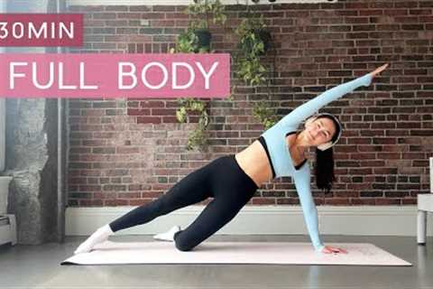 30MIN Everyday Full Body ‘Hourglass’ Pilates Workout //  no repeats // beginner friendly