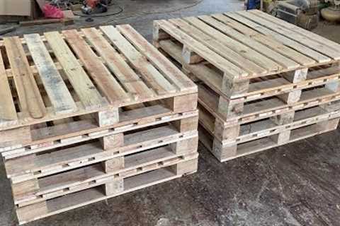 6 Amazing Woodworking Projects From Old Pallets Most Worth Watching - Cheap Furniture From Pallets