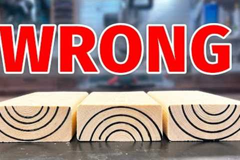 Bad Woodworking Advice