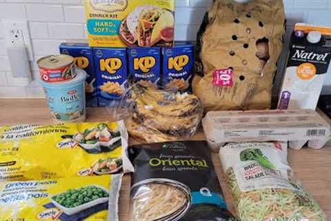 $23 Grocery Budget Challenge - Week 6 Groceries #FrugalLiving #NovaScotia #Canada #PantryBuild
