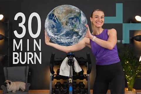 BURN CALORIES Around the World | Rhythm Indoor Cycling Class