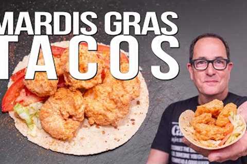 SHRIMP PO' BOY TACOS THAT WILL BE PERFECT FOR MARDI GRAS (OR ANY PARTY!) | SAM THE COOKING GUY