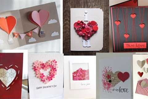 valentine day card decoration ideas| best, easy and simple valentine card making