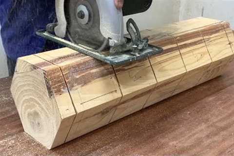 Skillful Woodworking Skills Step By Step Of The Elderly Carpenter - Living Room Interior Design