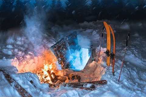 EXTREME COLD night in a BIG HOUSE UNDERGROUND, -27 outside +25 inside BUNKER. PART 17
