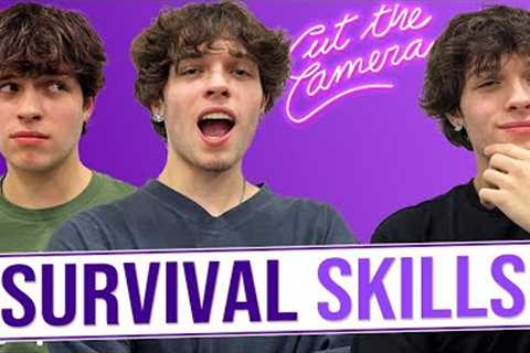 EP.33 The Sturniolo Triplets Share Survival Skills Tips!