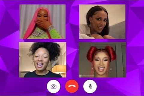 Nicki Minaj, Doja Cat, Cardi B and Megan Thee Stallion chat on Facetime!