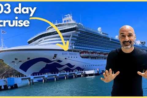 I just started a 103 day cruise! 🛳️
