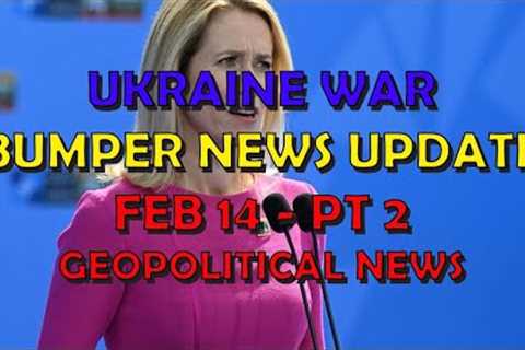 Ukraine War Update NEWS (20240214b): Geopolitical News, Russian Ship Sunk
