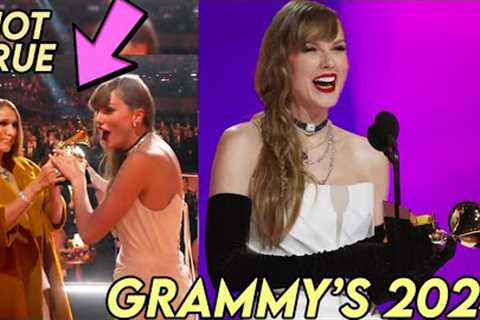 Video Proof Taylor Swift DIDN'T Snub Celine Dion | 2024 Grammy Speech Reaction