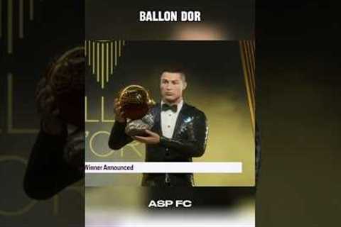 Trying to win the Ballon d'Or with a young Cristiano Ronaldo
