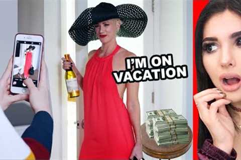 Influencer Fakes Having A Perfect Life