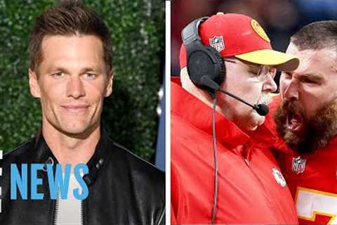 Tom Brady DEFENDS Travis Kelce’s Heated Exchange w/ Coach Andy Reid in the 2024 Super Bowl | E! News