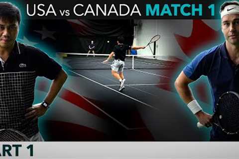 USA vs CANADA - NTRP 5.0 Match Play (Match 1 Part 1)