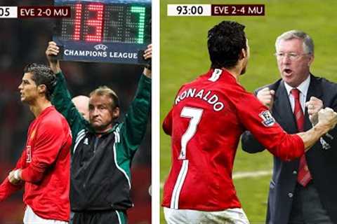 When Cristiano Ronaldo Substituted &amp; Shocked Sir Alex Ferguson