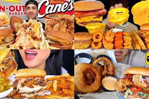 ASMR Fast Food Mukbang Compilation 11 | Fast Food asmr | Satisfying eating sounds