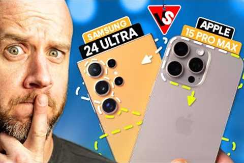 Samsung S24 Ultra vs iPhone 15 Pro Max: you WON’T like this!
