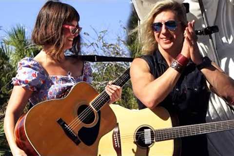 She Grabs This Guitar and Steals the Show