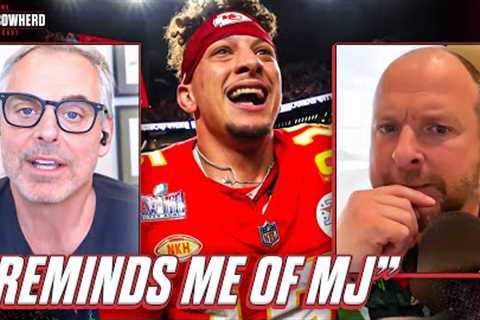 Ryen Russillo pushes back on Patrick Mahomes GOAT talk with Tom Brady &amp; MJ | Colin Cowherd..