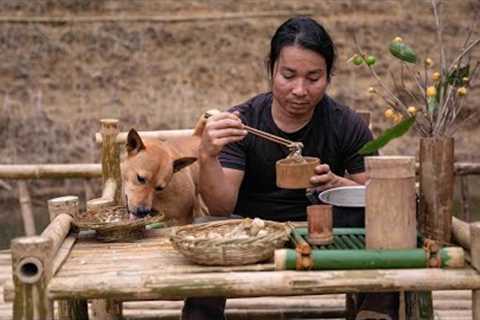Make a Bamboo Tea Table, Search for Food in the Forest, Survive on the River | | EP. 329