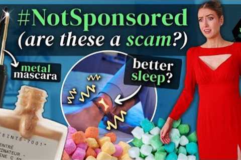 I Bought Every OVERLY SPONSORED Product... what's ACTUALLY worth buying??