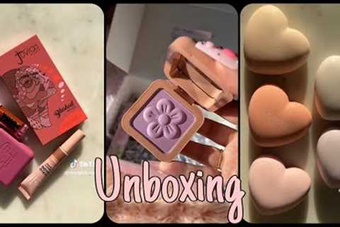 ASMR Makeup Products Unboxing | Tiktok Compilation ♡