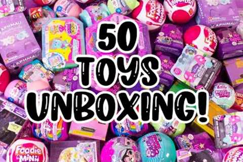 Unboxing 50 NEW Blindbags! HUGE Unboxing Party