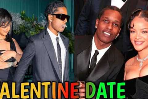 ASAP Rocky And Rihanna Seen At A Luxurious Romantic Dinner Date On Valentine Day In California